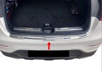 Mercedes GLC coupe C253 2016-2023 Protection de Pare-chocs Arrière Carmos Inox photo 1