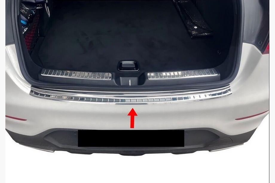 Mercedes GLC coupe C253 2016-2023 Protection de Pare-chocs Arrière Carmos Inox Image
