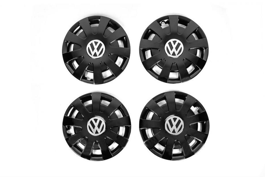 Volkswagen Crafter 2006-2016 Enjoliveurs noirs ABS (1 pièce, lot de 4) Photo 2