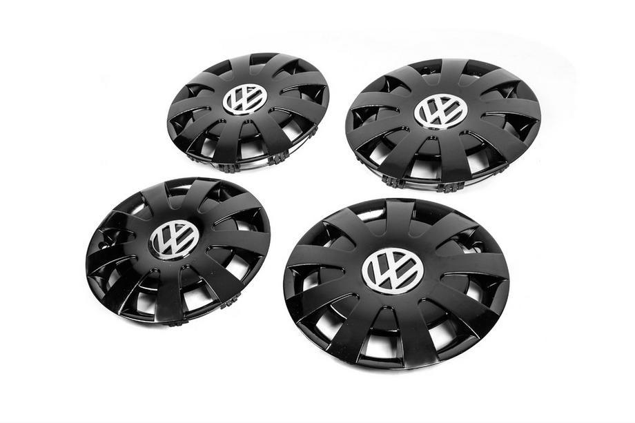 Volkswagen Crafter 2006-2016 Enjoliveurs noirs ABS (1 pièce, lot de 4) Photo 3