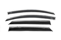 Hyundai Tucson TL 2016-2021 Déflecteurs de vitres avec bande chromée (4 pcs, Niken) photo 4