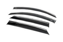 Hyundai Tucson TL 2016-2021 Déflecteurs de vitres avec bande chromée (4 pcs, Niken) photo 5