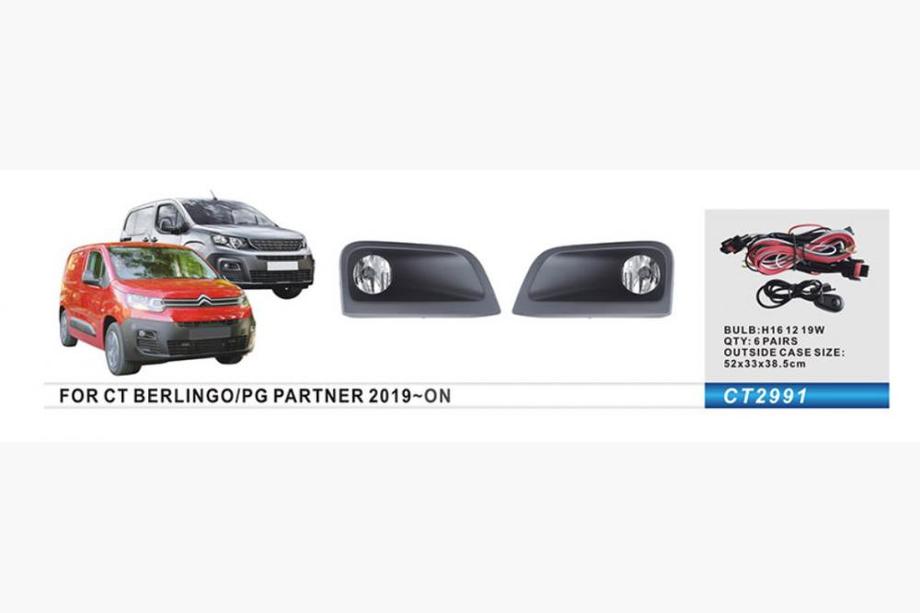 Peugeot Partner/Rifter 2019- Kit de Phares Antibrouillard Image