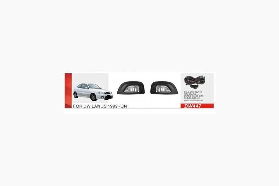 Daewoo Lanos 1998-2017 Kit de Phares Antibrouillard (pour Sport) Image