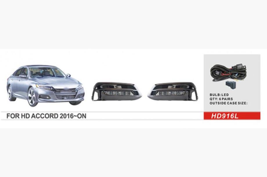 Honda Accord X 2017-2022 Phares Antibrouillard Type UE (2017-2020, LED) Image