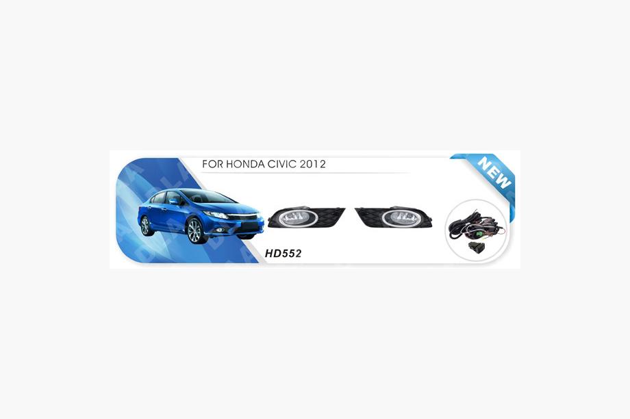 Honda Civic Sedan IX 2011-2016 Phares antibrouillard 2011-2013 (Halogène) Image