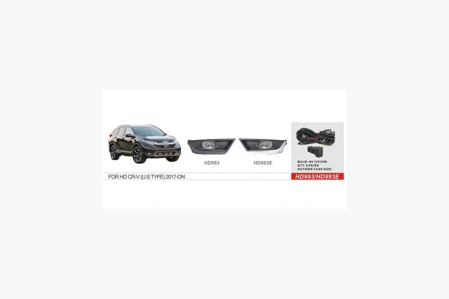 Honda CRV 2017-2022 Phares antibrouillard 2017-2019 type US (Halogène) Image