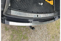 Skoda Octavia II A5 2006-2010 Protection de pare-chocs arrière Carmos (SD/SW, inox) photo 2