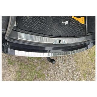 Protection de pare-chocs arrière Carmos (SD/SW, inox) Skoda Octavia II A5 2006-2010 photo 2