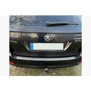 Protection de pare-chocs arrière Carmos (SD/SW, inox) Skoda Octavia II A5 2006-2010 photo 1
