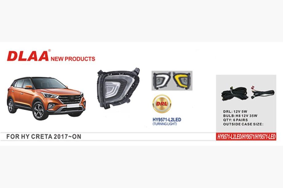 Hyundai Creta 2014-2020 Phares Antibrouillard LED Image