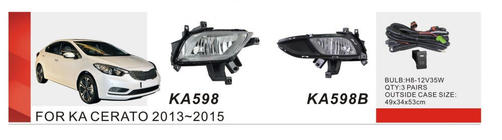 Kia Cerato 3 2013-2018 Phares antibrouillard 2013-2015 (Halogène) photo 1