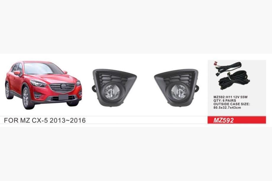 Mazda CX-5 2012-2017 Phares antibrouillard (2 pcs, halogène) Image