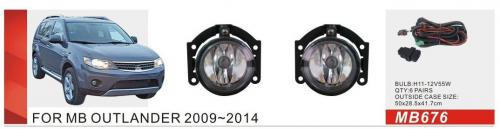 Mitsubishi L200 2015-2024 Phares antibrouillard 2015-2019 (2 pcs, Halogène) photo 1
