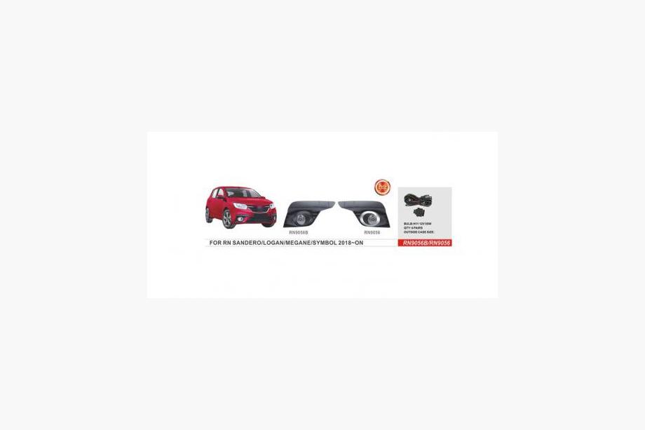 Renault Logan II 2013-2022 Phares antibrouillard 2018-2021 (2 pcs, Halogène) Image