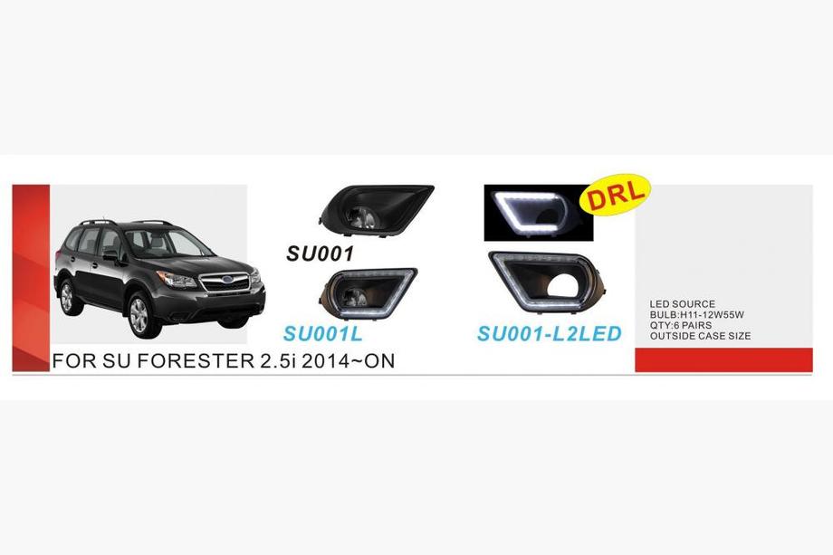 Subaru Forester 2013-2018 Phares Antibrouillard (2 pcs, Halogène) Image
