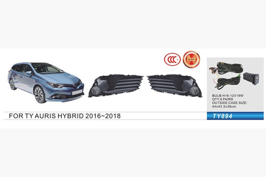 Toyota Auris 2012-2018 Phares antibrouillard Hibryd 2015-2018 (2 pcs, Halogène) Image