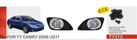 Toyota Camry 2006-2011 Phares antibrouillard 2009-2011 (2 pcs, halogène) photo 1