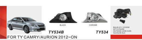 Toyota Camry 2011–2017 Phares antibrouillard EU-Type 2011-2014 (2 pcs, Halogène) photo 1