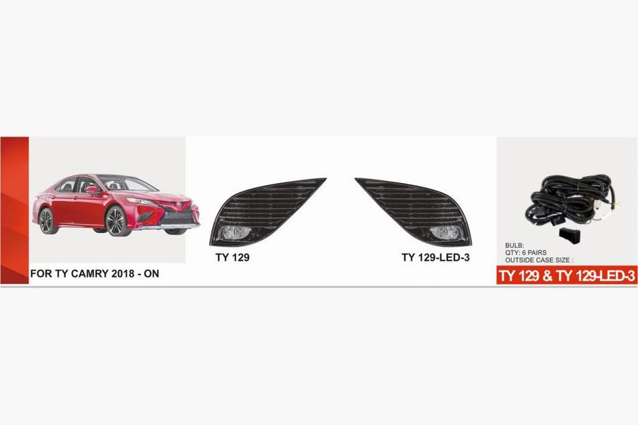 Toyota Camry 2017–2023 Phares antibrouillard LED type US (2 pcs) Image