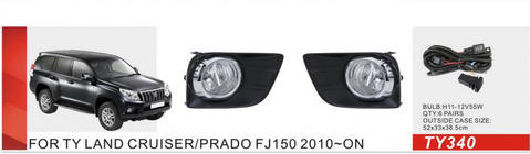 Toyota Land Cruiser Prado 150 2009-2023 Phares Antibrouillard 2010-2013 (2 pcs, Halogène) photo 1