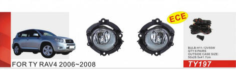 Toyota Rav 4 2006-2013 Phares antibrouillard 2006-2008 (2 pcs, Halogène) photo 1