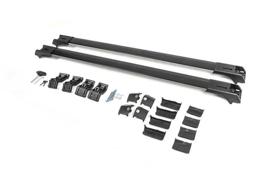 Citroen Berlingo 2008-2018 Barres de toit verrouillables pour barres longitudinales Skybar V1 (lot de 2) Noir Photo 8