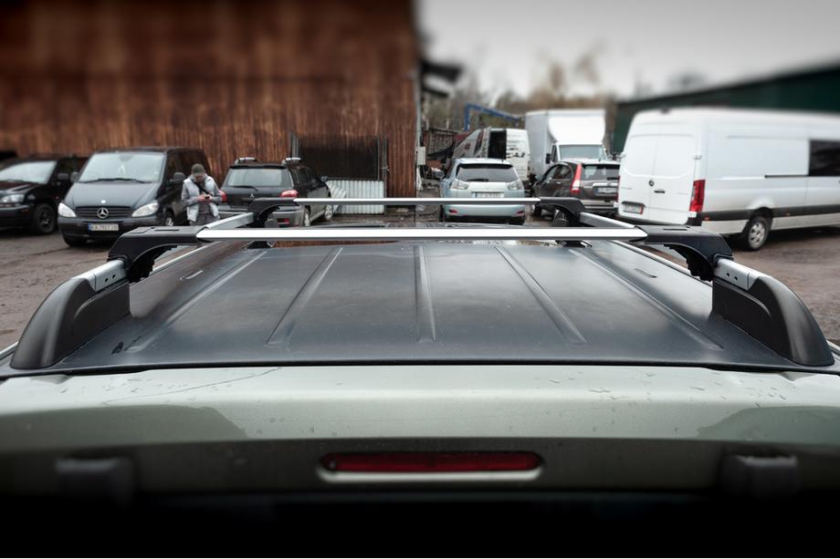 Peugeot Partner Tepee 2008-2018 Barres de toit verrouillables pour barres longitudinales Skybar V1 (lot de 2) Noir Photo 4