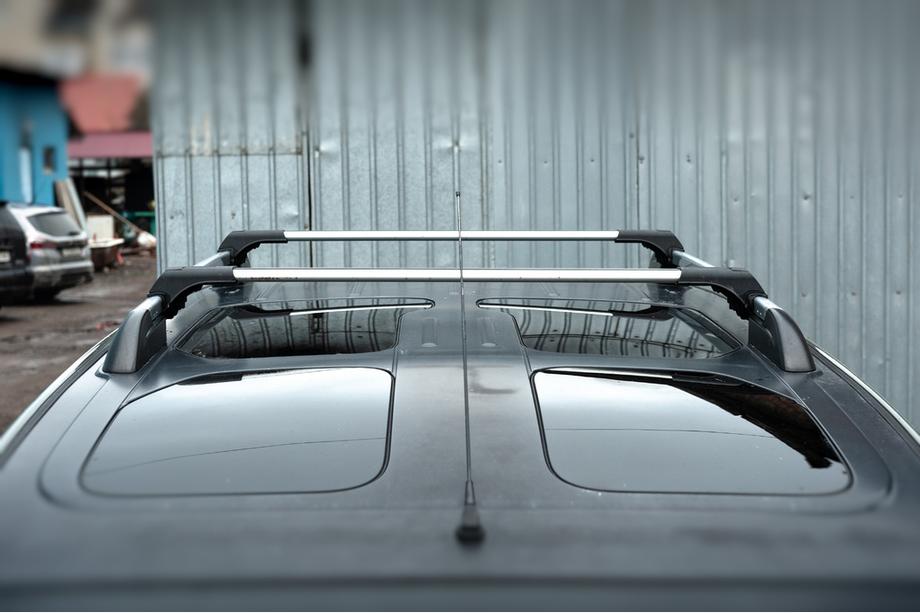 Peugeot Partner Tepee 2008-2018 Barres de toit verrouillables pour barres longitudinales Skybar V1 (lot de 2) Noir Photo 5