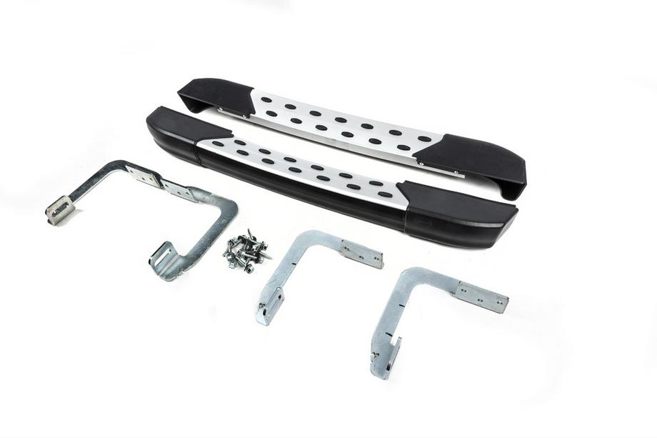 Volkswagen Crafter 2006-2016 Marchepieds Latéraux DOT-Line derrière la roue (2 pcs, Aluminium) Empattement Moyen Photo 2