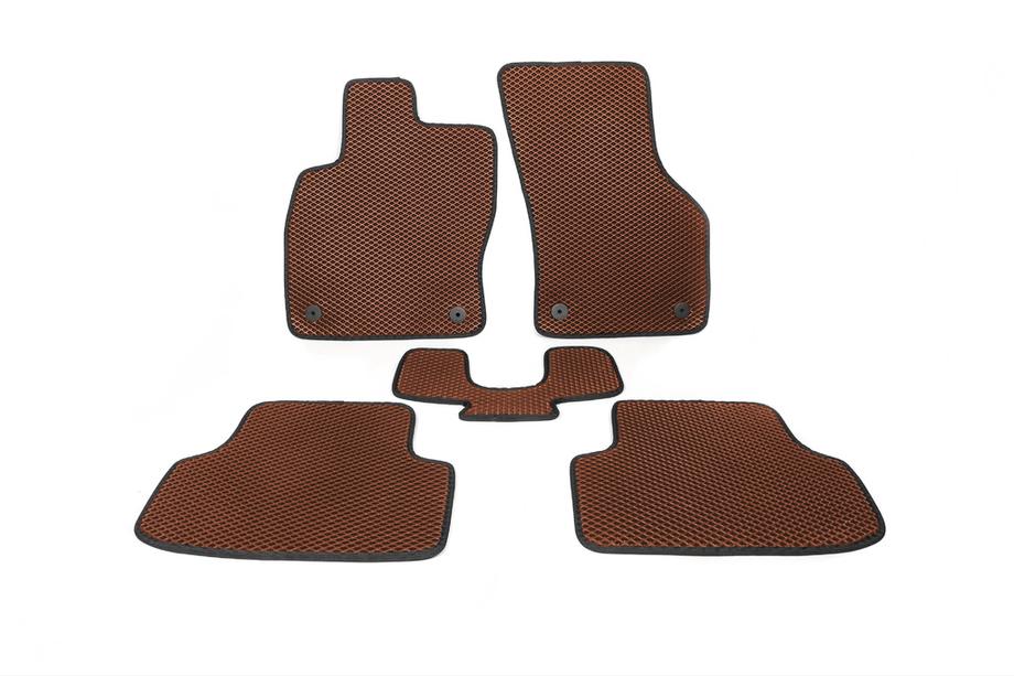 Audi A3 2012-2020 Tapis de sol EVA (Marron) Image