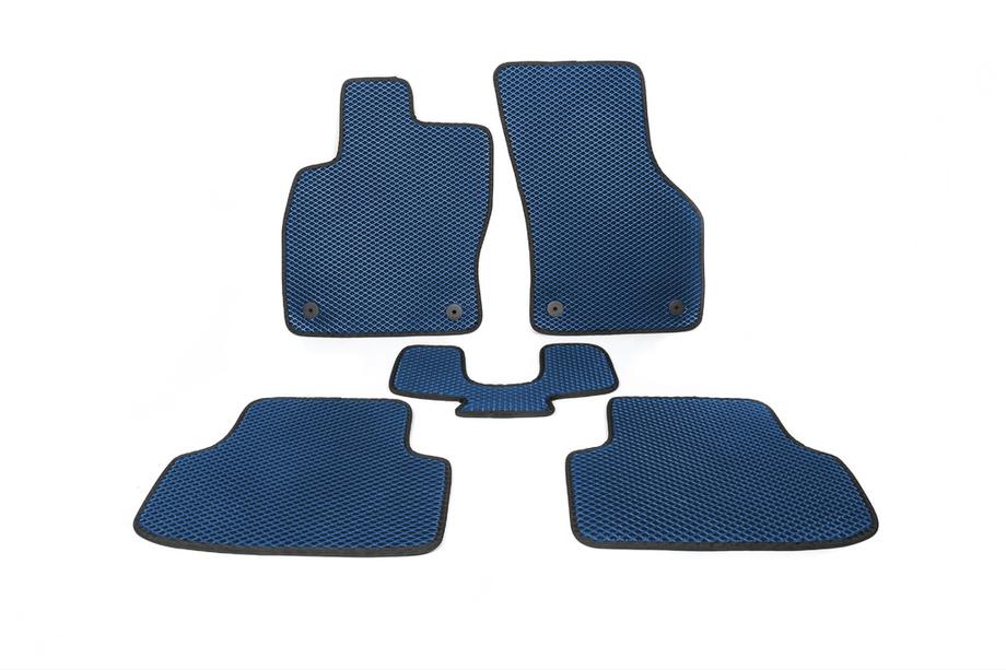 Audi A3 2012-2020 Tapis de sol EVA (Bleus) Image