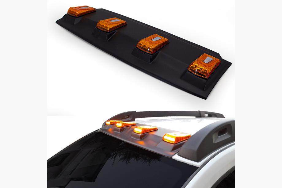 Renault Duster 2008–2017 Casquette de pare-brise V2 (LED) Image