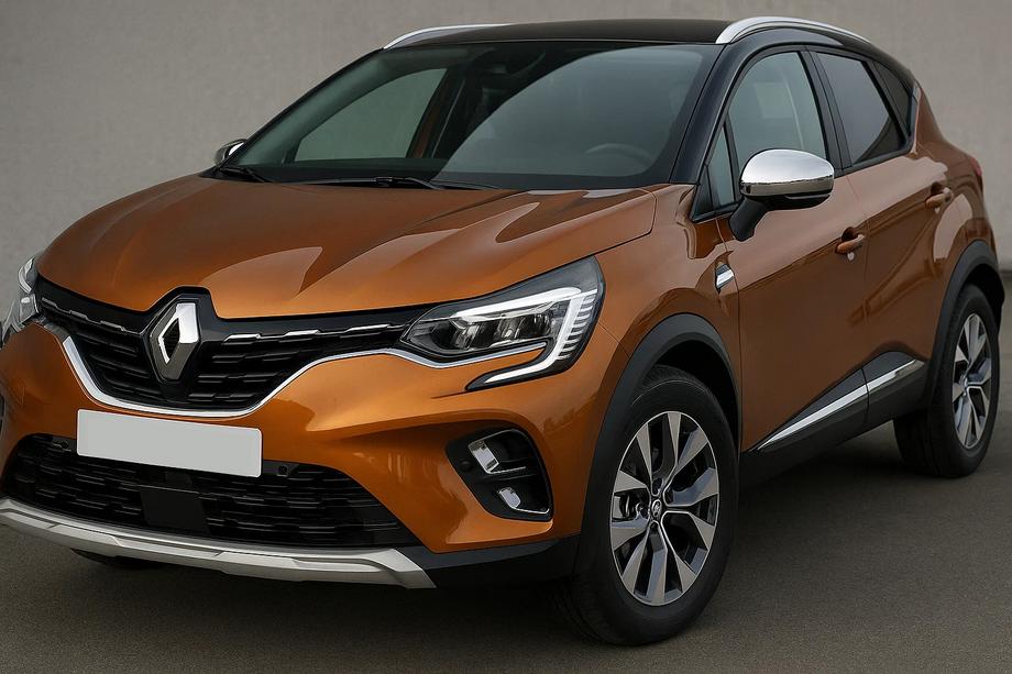 Renault Captur 2019- Couvre-Rétroviseurs (2 pcs, Acier Inoxydable) Image