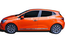 Renault Clio V 2019- Baguettes inférieures de vitres inox (8 pcs) photo 1