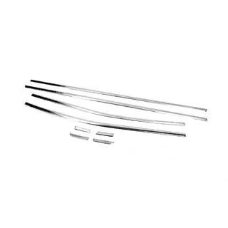 Baguettes inférieures de vitres inox (8 pcs) photo 3