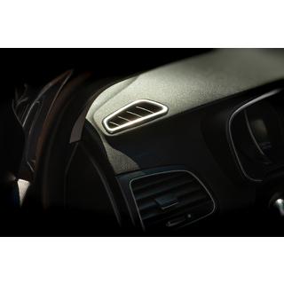 Cache de ventilation intérieure (2 pcs, inox) Renault Megane IV 2016-2025 photo 3