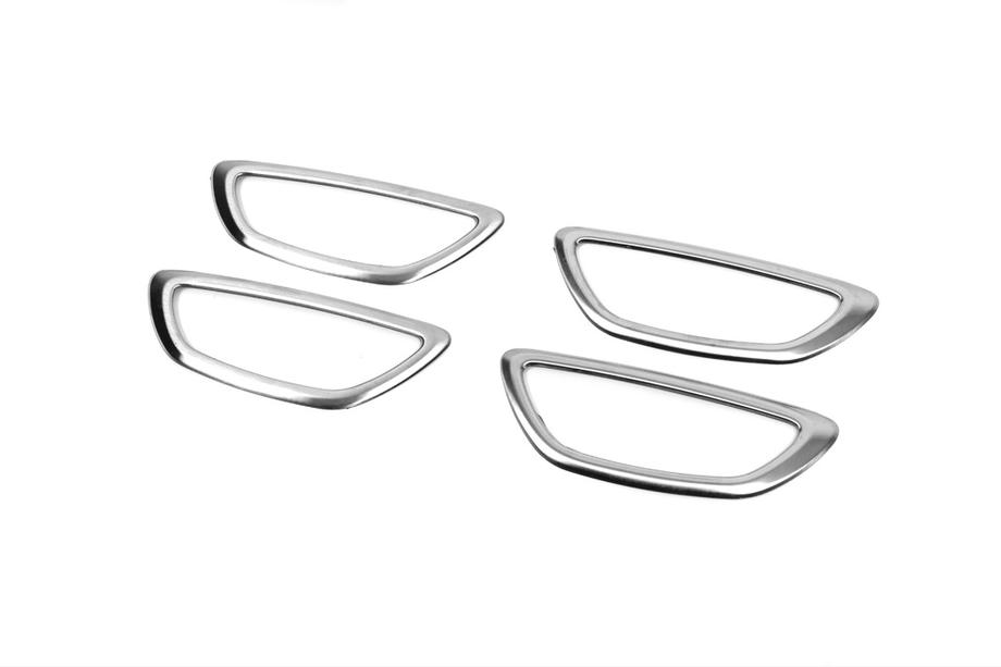 Renault Megane IV 2016-2025 Caches de poignées intérieures (4 pcs, inox) Photo 3