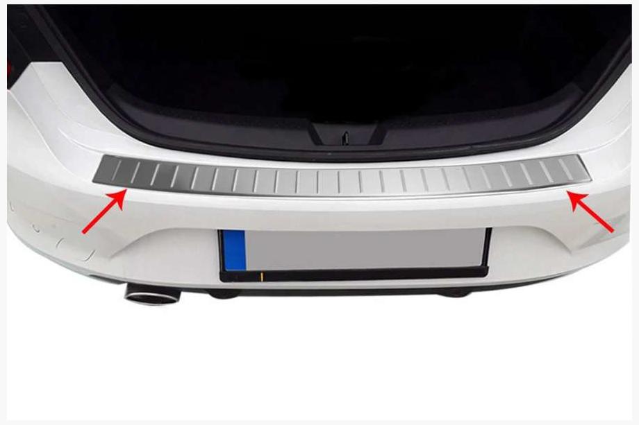 Renault Megane IV 2016-2025 Protection de Pare-chocs Arrière OmsaLine (SD, Inox) Image