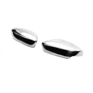 Coques de rétroviseurs avec découpe pour clignotant (2 pcs, inox) Skoda Rapid 2012-2019 photo 3
