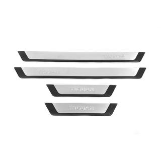 Seuils de porte Omsa Flexill (4 pcs, inox) Volkswagen Tiguan 2007-2016 photo 1