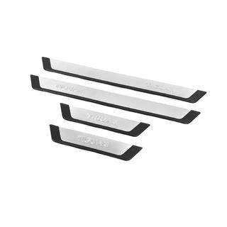 Seuils de porte Omsa Flexill (4 pcs, inox) Volkswagen Tiguan 2007-2016 photo 2