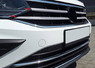 Volkswagen Tiguan 2016-2023 Couvre-calandre 2020+ (4 pcs, inox) OmsaLine - Inox Italien photo 1