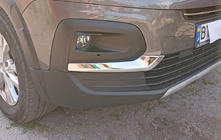 Peugeot Partner/Rifter 2019- Couvre-phares antibrouillard (2 pcs, inox) photo 2