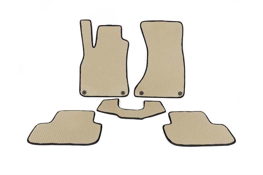Audi A4 B8 2007-2015 Tapis de sol EVA (Beige) Image