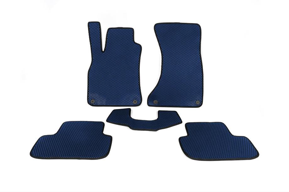 Audi A5 2007-2015 Tapis de sol EVA (Bleus) Image
