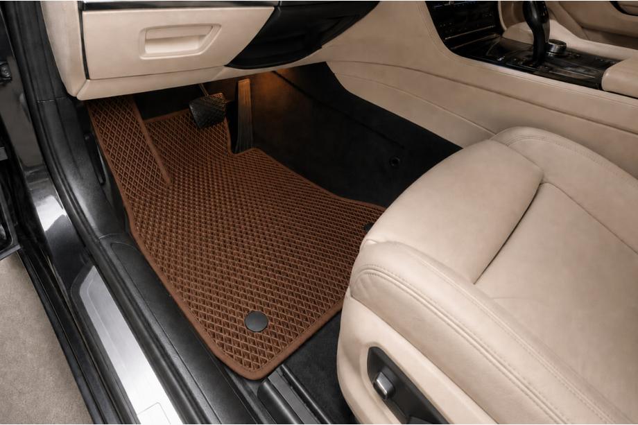 BMW 7 Series F01/F02 2008-2015 Tapis de sol EVA (pour F02, Marron) Image