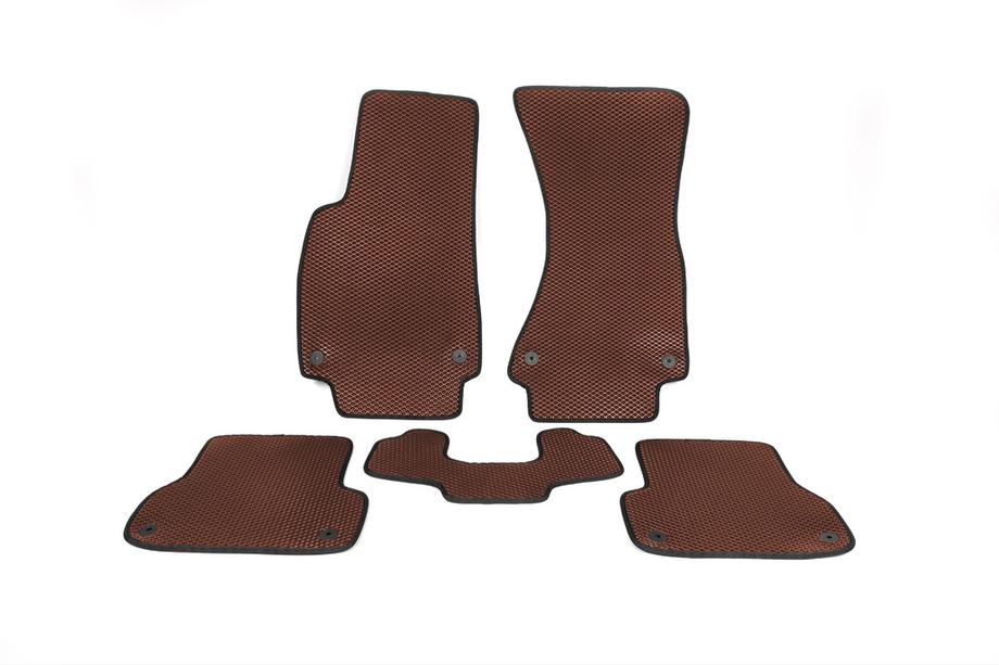 Audi A7 2010-2018 Tapis de sol EVA (Marron) Image