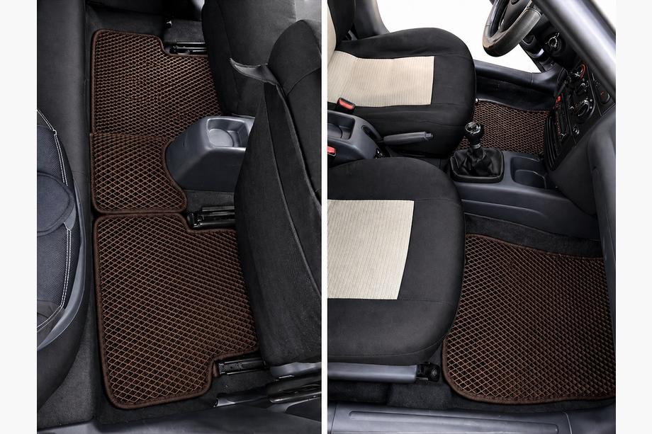 Daewoo Lanos 1998-2017 Tapis de sol EVA (Marron) Image