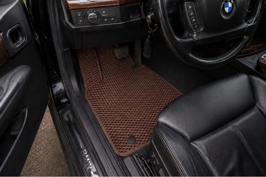 BMW 7 Series E65/66 2001-2008 Tapis de sol EVA E65 Marron Image